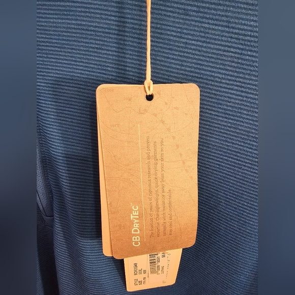 Cutter & Buck Mens XXXL Teal 1/4 Zip Pullover - Picture 2 of 6